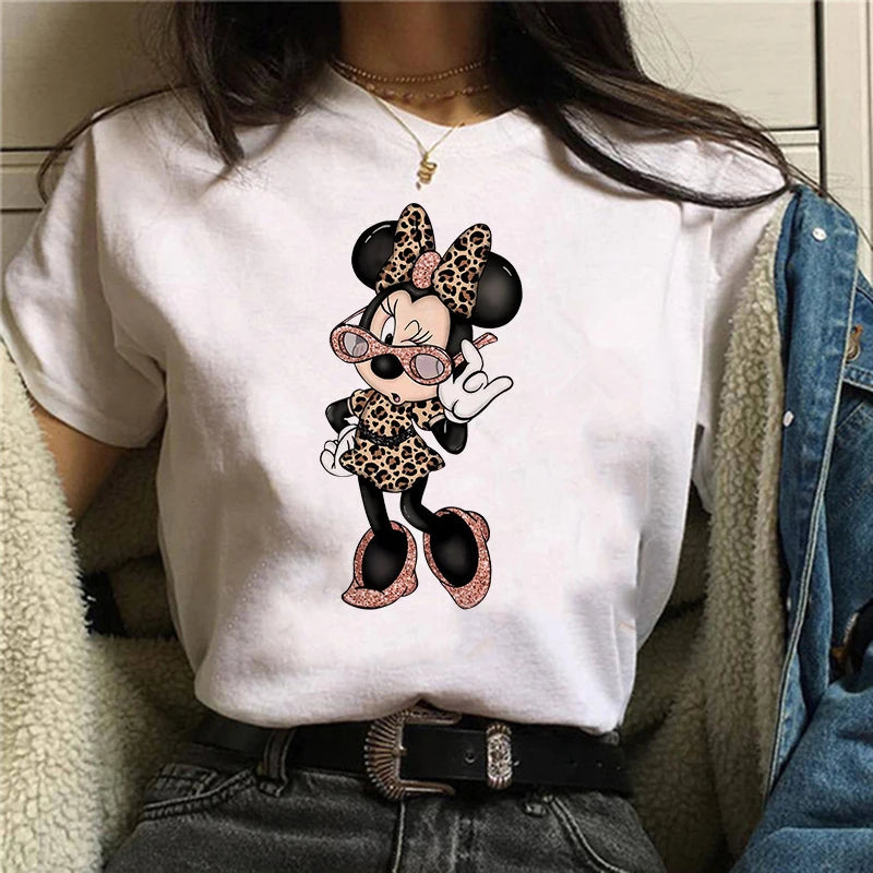 Camiseta Com Estampa Da Turma Do Mickey