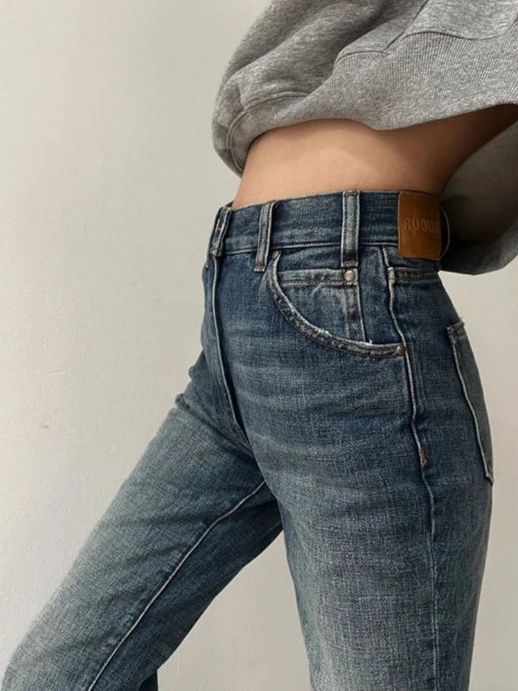 Calça Jeans Reta Simples