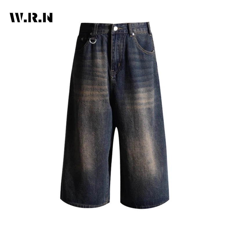 Bermuda Jeans Estilo Grunge Vintage